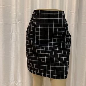 AMANDA +CHELSEA women plaid pencil skirt size 10